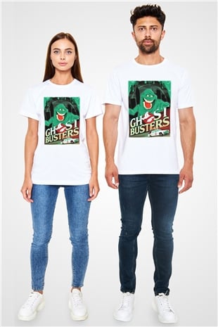 Ghostbusters Hayalet Avcıları Beyaz Unisex Tişört T-Shirt