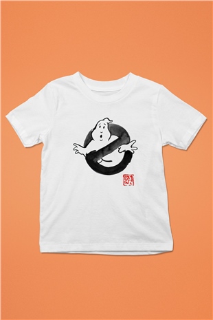 Ghostbusters Hayalet Avcıları Beyaz Unisex Çocuk Tişört