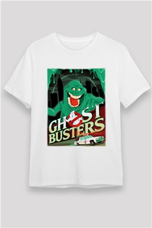 Ghostbusters Hayalet Avcıları Beyaz Unisex Tişört T-Shirt