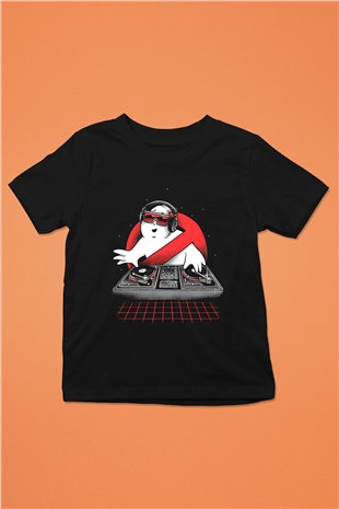 Ghostbusters Hayalet Avcıları Siyah Unisex Çocuk Tişört