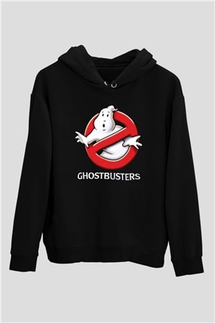 Ghostbusters Hayalet Avcıları Siyah Unisex Hoodie