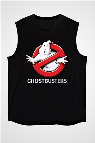 Ghostbusters Hayalet Avcıları Siyah Unisex Kolsuz Tişört