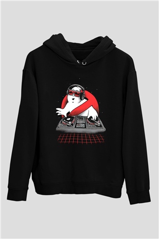Ghostbusters Hayalet Avcıları Siyah Unisex Hoodie