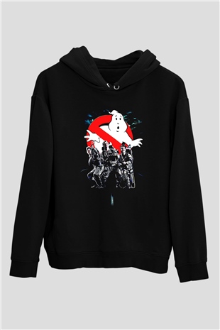 Ghostbusters Hayalet Avcıları Siyah Unisex Hoodie