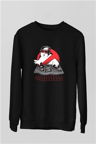 Ghostbusters Hayalet Avcıları Siyah Unisex Sweatshirt