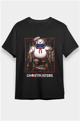 Ghostbusters Hayalet Avcıları Siyah Unisex Tişört T-Shirt