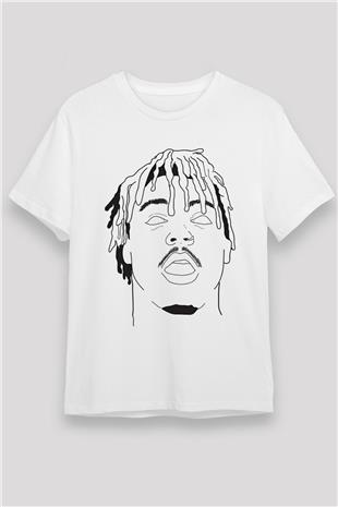 Ghostemane Baskılı Unisex Siyah Tişört - Tshirt