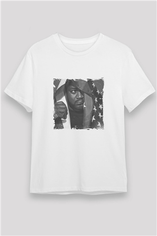Ghostface Killah Baskılı Unisex Beyaz Tişört