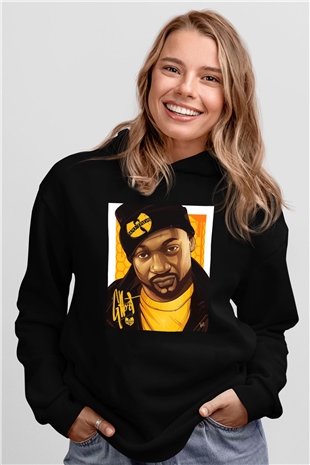 Ghostface Killah Beyaz Unisex Kapüşonlu Sweatshirt
