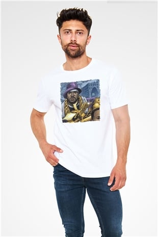 Ghostface Killah Beyaz Unisex Tişört T-Shirt - TişörtFabrikası