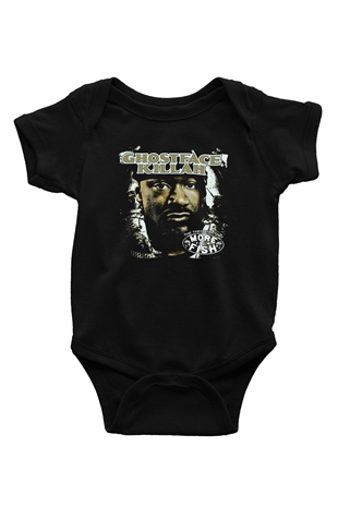 Ghostface Killah Siyah Bebek Body - Zıbın