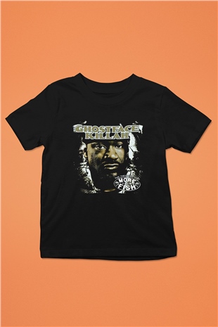 Ghostface Killah Siyah Unisex Çocuk Tişört