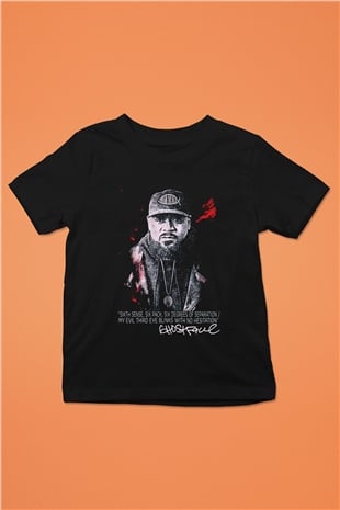 Ghostface Killah Siyah Unisex Çocuk Tişört