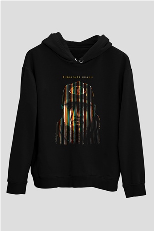 Ghostface Killah Siyah Unisex Kapüşonlu Sweatshirt