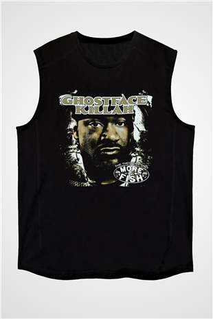 Ghostface Killah Siyah Unisex Kolsuz Tişört