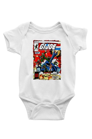 GI JOE Beyaz Bebek Body - Zıbın