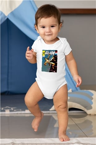 GI JOE Beyaz Bebek Body - Zıbın