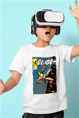 GI JOE Beyaz Unisex  Çocuk Tişört
