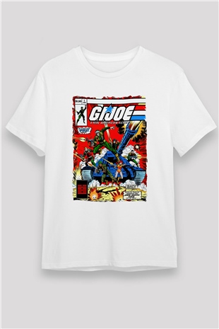 GI JOE Beyaz Unisex Tişört