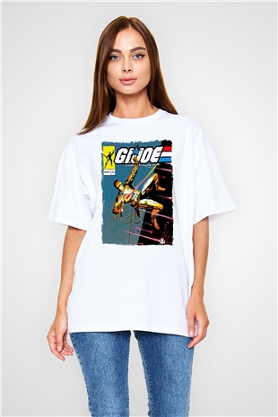 GI JOE Beyaz Oversize Tişört