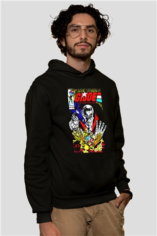 GI JOE Siyah Unisex Hoodie