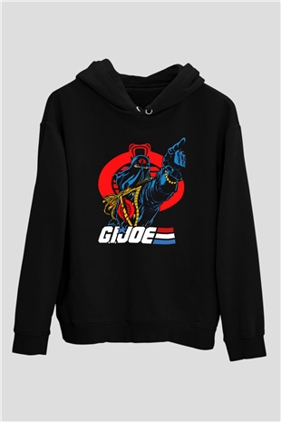 GI JOE Siyah Unisex Hoodie