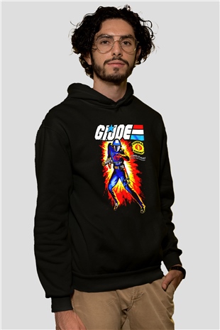 GI JOE Siyah Unisex Hoodie