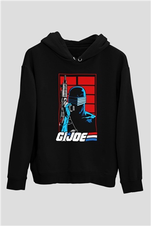 GI JOE Siyah Unisex Hoodie