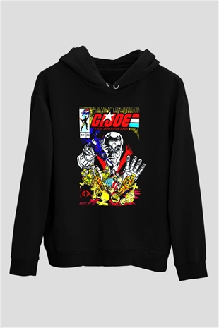 GI JOE Siyah Unisex Hoodie