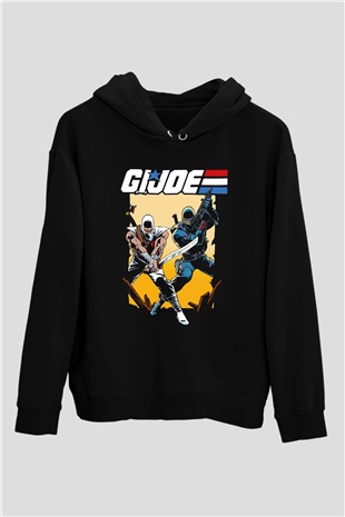 GI JOE Siyah Unisex Hoodie