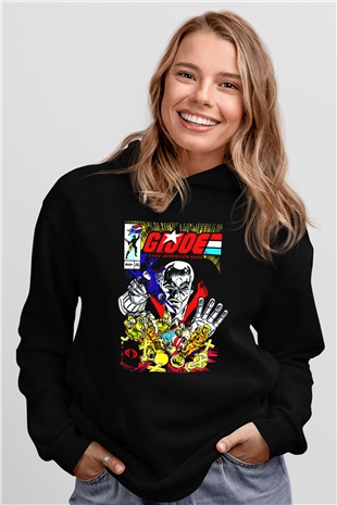 GI JOE Siyah Unisex Hoodie