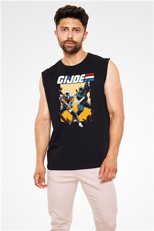 GI JOE Siyah Unisex  Kolsuz Tişört