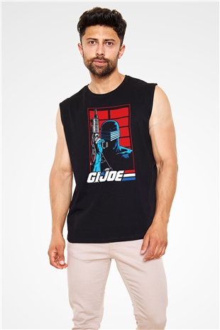GI JOE Siyah Unisex  Kolsuz Tişört