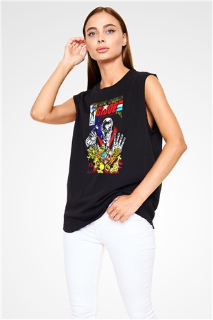 GI JOE Siyah Unisex  Kolsuz Tişört