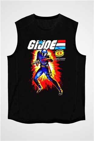 GI JOE Siyah Unisex  Kolsuz Tişört
