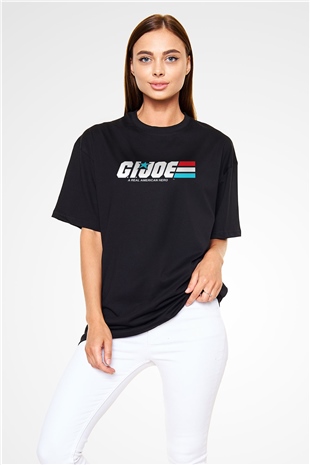 GI JOE Siyah Unisex Oversize Tişört