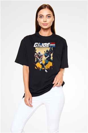 GI JOE Siyah Oversize Tişört