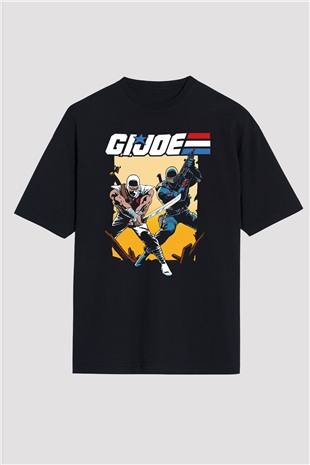 GI JOE Siyah Oversize Tişört