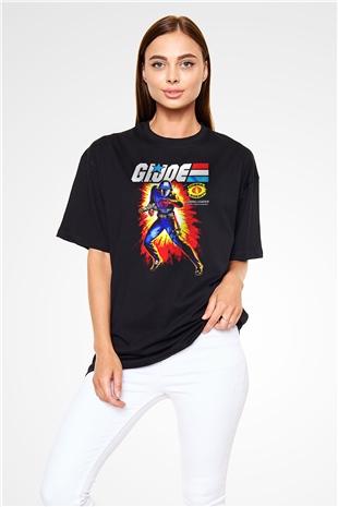 GI JOE Siyah Oversize Tişört