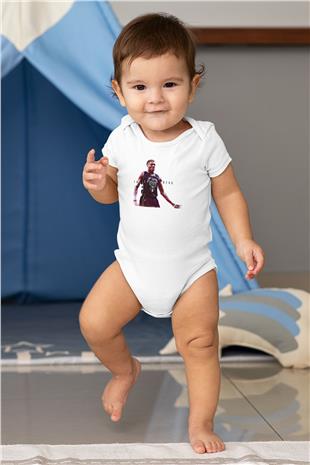 Giannis Antetokounpma Baskılı Beyaz Unisex Bebek Body - Zıbın
