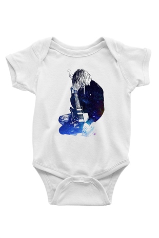 Gitarist Beyaz Bebek Body - Zıbın