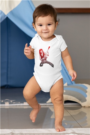 Gitarist Beyaz Bebek Body - Zıbın