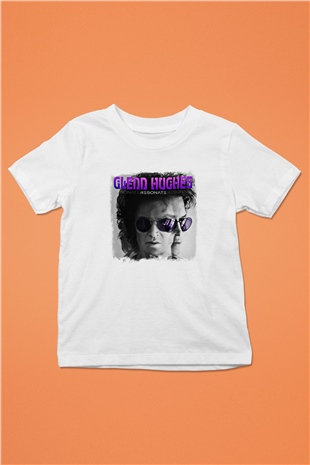 Glenn Hughes Baskılı Unisex Beyaz Çocuk Tişört
