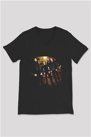 Goatwhore Baskılı Unisex Siyah V Yaka Tişört