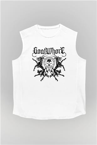 Goatwhore Beyaz Unisex Kolsuz Tişört