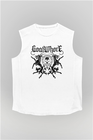 Goatwhore Beyaz Unisex Kolsuz Tişört