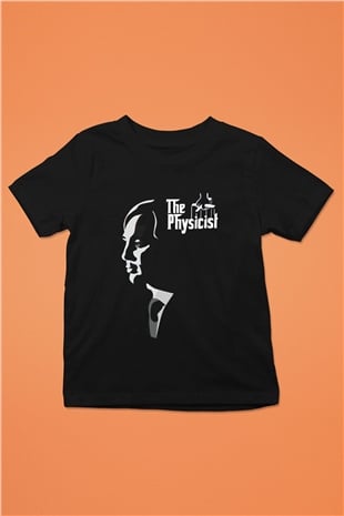 God Father Fizik Baskılı Unisex Siyah Çocuk Tişört