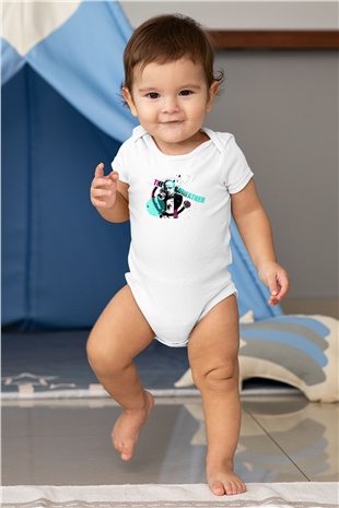 Godfather Baskılı Beyaz Unisex Bebek Body - Zıbın