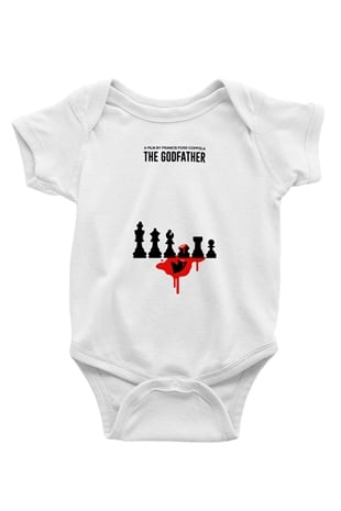 Godfather Beyaz Bebek Body - Zıbın