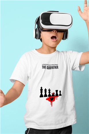 Godfather Beyaz Unisex Çocuk Tişört